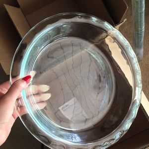 9.5” Pyrex Pie Pan (pack of 2) - IN ORIGINAL BOX